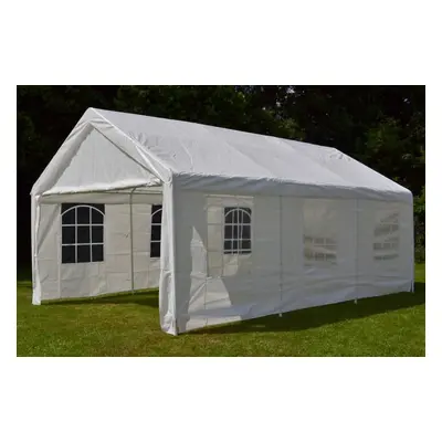 GARTHEN Kerti pavilon 4 x 6 m 180 g / m² PE fehér