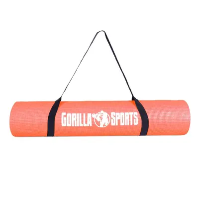 Gorilla Sports PVC jógaszőnyeg korál