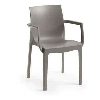 ROJAPLAST Szék EMMA ARMCHAIR szürke