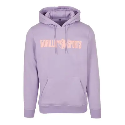 Gorilla Sports Sportpulóver kapucnis lila/korál 2 XL