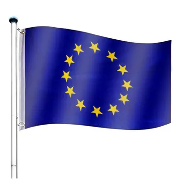 FLAGMASTER® Zászló rúddal Európai EU 650 cm