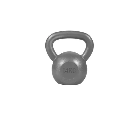 Gorilla Sports Kettlebell öntöttvas súlyzó 14 kg szürke