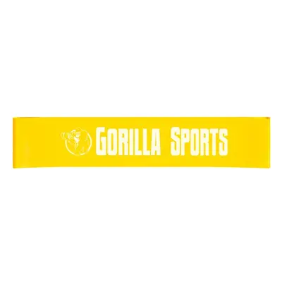 Gorilla Sports Fitnesz gumi 20 lb sárga