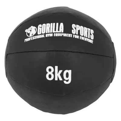 Gorilla Sports Medicinlabda fekete 8 kg