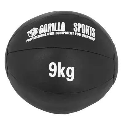 Gorilla Sports Medicinlabda fekete 9 kg