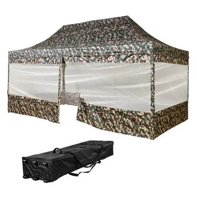 INSTENT PRO Kerti pavilon Woodland 3 x 6 m + 4 oldalfal