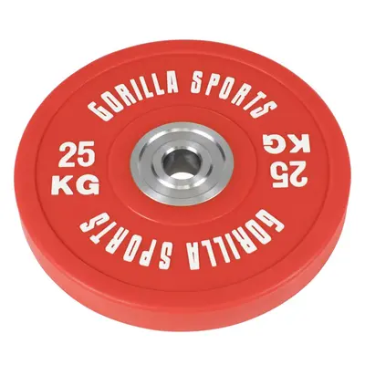 Gorilla Sports Súlytárcsa gumírozott 25 kg