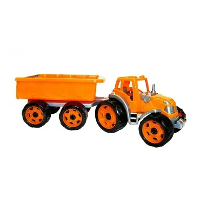 Traktor műanyag vonóhoroggal 53 cm szabad mozgáshoz