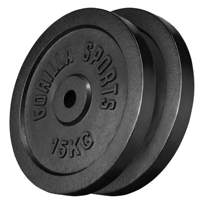 Gorilla Sports Súlytárcsa szett 2 x 15 kg