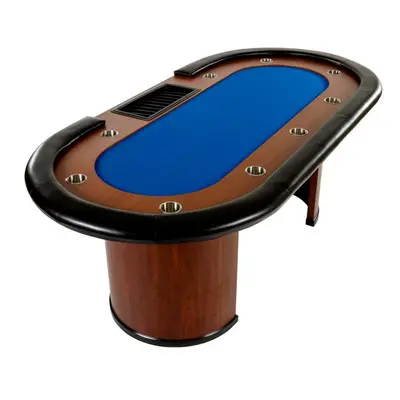 GamesPlanet® Pókerasztal XXL ROYAL FLUSH Kék