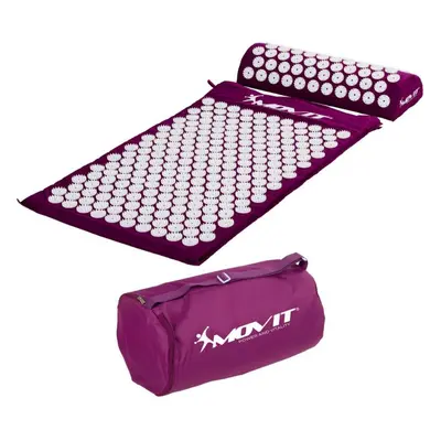 MOVIT Akupresszúrás matrac párnával 75 x 44 cm lila