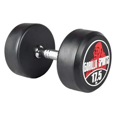 Gorilla Sports Egykezes súlyzó 2 x 17,5 kg piros/fehér