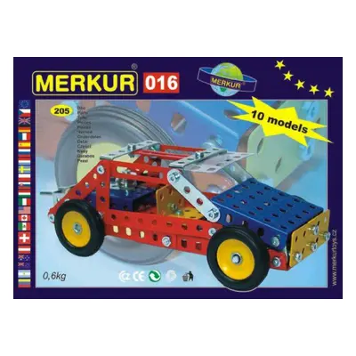 Teddies Építőkészlet MERKUR 016 Buggy 10 modell 205 db