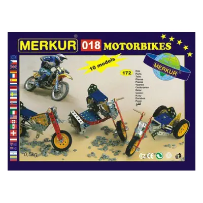 Teddies Építőkészlet MERKUR 018 motorkerékpárok 10 modell