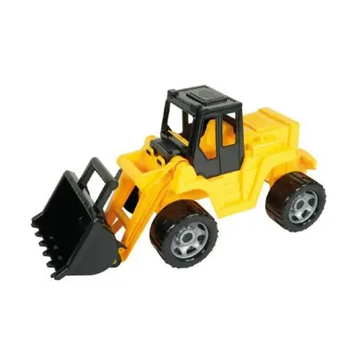 Markolóautó Giga Trucks 62 cm sárga/fekete doboz 70x35x29cm