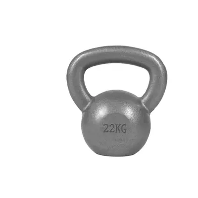 Gorilla Sports Kettlebell öntöttvas súlyzó szürke 22 kg