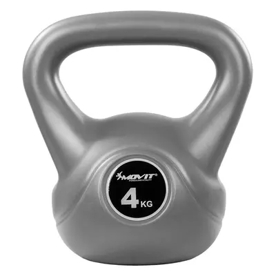 Kettlebell MOVIT® - 4 kg szürke