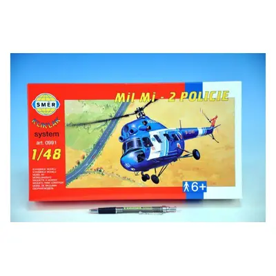 Kliklak Rendőr helikopter modell 27,6x30 cm