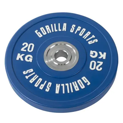 Gorilla Sports Súlytárcsa gumírozott 20 kg