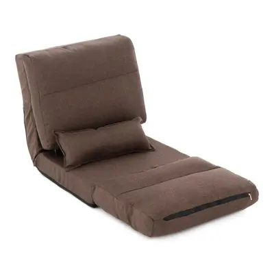 DIVERO TV fotel Relax Lounger Barna