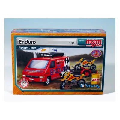 Teddies Építőkészlet Monti 49 Enduro Renault Trafic 1:35