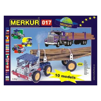 Teddies Építőkészlet MERKUR 017 Kamion 10 modell 202 db