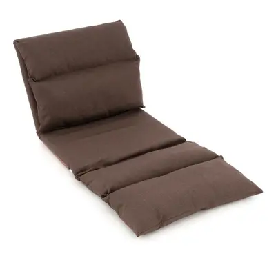 Állítható fotel DIVERO Relax Lounger - barna