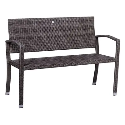 STILISTA Kerti polyrattan pad 122 x 52 cm szürke