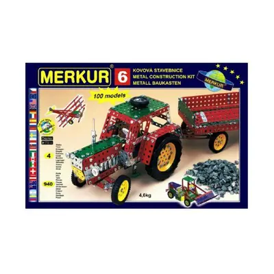 Teddies Építőkészlet MERKUR 6 100 modell 940 db 4 réteg