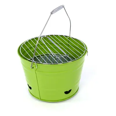 GARTHEN Grillsütő vödör Mini BBQ Zöld