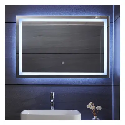 AQUAMARIN Fürdőszobatükör LED 90 x 60 cm 30 W