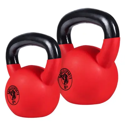 Gorilla Sports Kettlebell szett gumírozott 12-16 kg