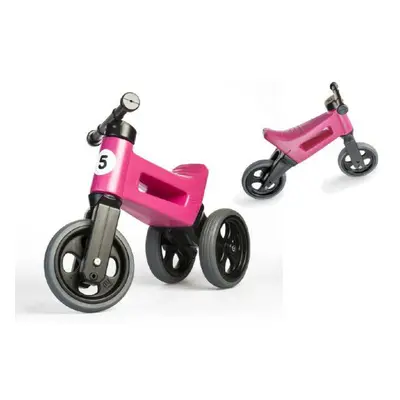 Futóbicikli FUNNY WHEELS 2in1 Pink