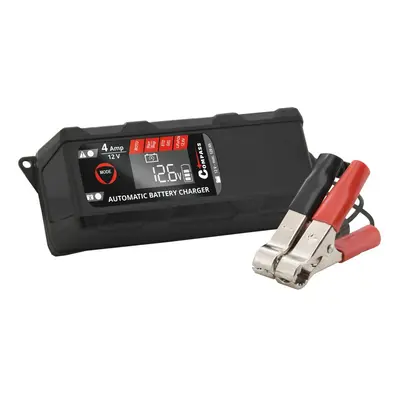 Mikroprocesszoros töltő 4A12V PB/GEL/AGM/LiFePO4 LCD kijelző