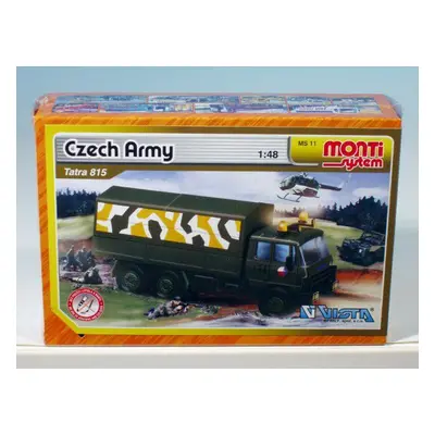 Építőkészlet Monti 11 Czech Army Tatra 815 1:48