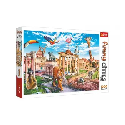 Teddies Puzzle vicces város 1000 db 683 x 480 mm