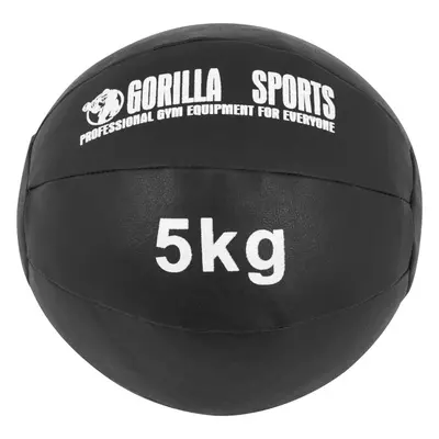 Gorilla Sports Medicinlabda 5 kg fekete