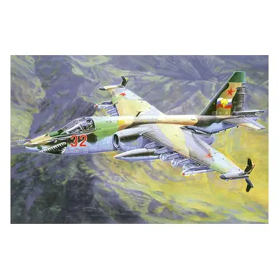 Modell Suchoj Su-25K 21 x 20 cm dobozban 25 x 14 x 4,5 cm