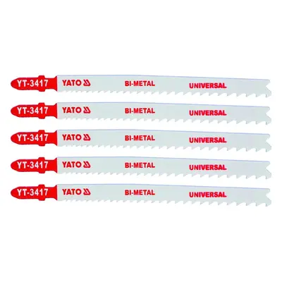 YATO Fűrészlap egyenes 130 mm UNI TPI10-5 5 db