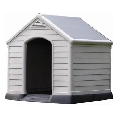 Curver Kutyaház Dog House szürke 95 x 99 x 99 cm