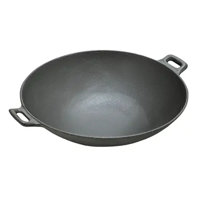 Cattara Grill serpenyő WOK öntöttvas 31 cm