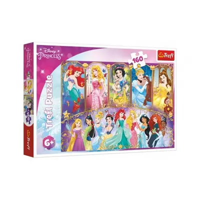 Puzzle Portrék Disney hercegnőkről 41 x 27,5 cm 160 db