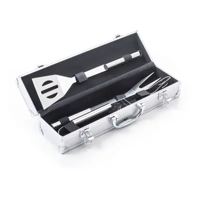 G21 Grill eszköz készlet 3 db aluminium bőröndben