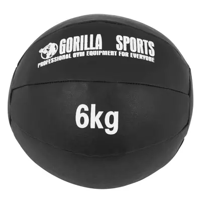 Gorilla Sports Medicinlabda fekete 6 kg