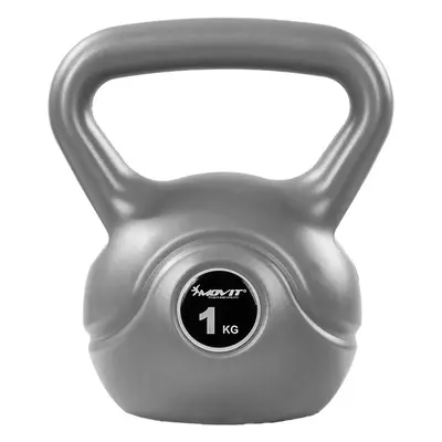 MOVIT Kettlebell 1 kg szürke/fekete