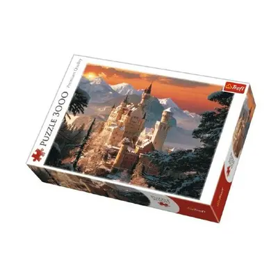 Puzzle Téli vár Neuschwanstein 3000 db 116 x 85 cm