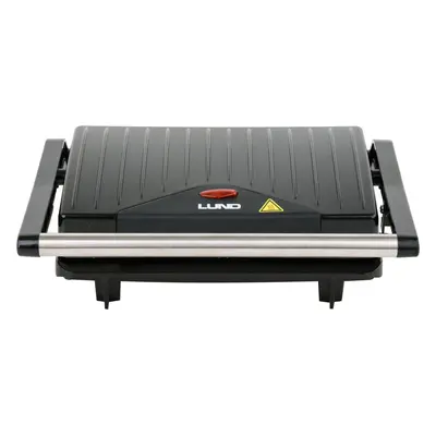 COMPASS Grillsütő 275 x 220 x 90 mm Panini 750 W fekete