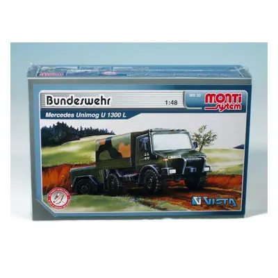 Építőkészlet Monti 30 Bundeswehr Mercedes Unimog 1:48