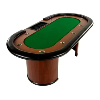 GamesPlanet® Pókerasztal XXL ROYAL FLUSH Zöld