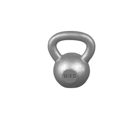 Gorilla Sports Kettlebell öntöttvas súlyzó 16 kg szürke